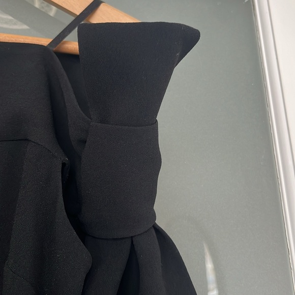 TIBI black off the shoulder bows dress, size 6 - Picture 7 of 13